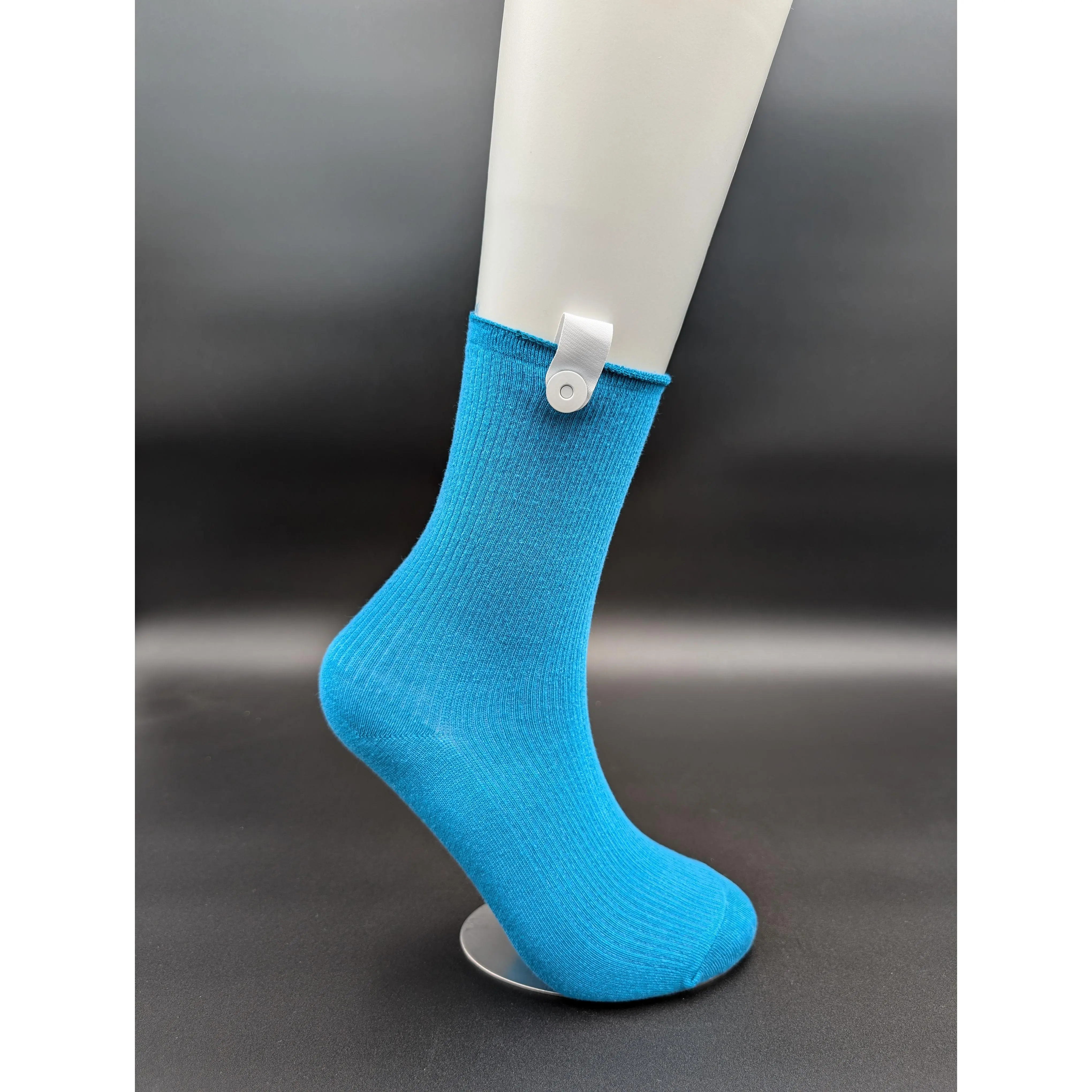 Estes Blue Women's Ankle Socks - Lightweight Thin Everyday Wear - Ultimate Comfort Versatility - Size S/M US 5-9 - 95% Polyester 5% Spandex - Durable Stylish Minimalist Design