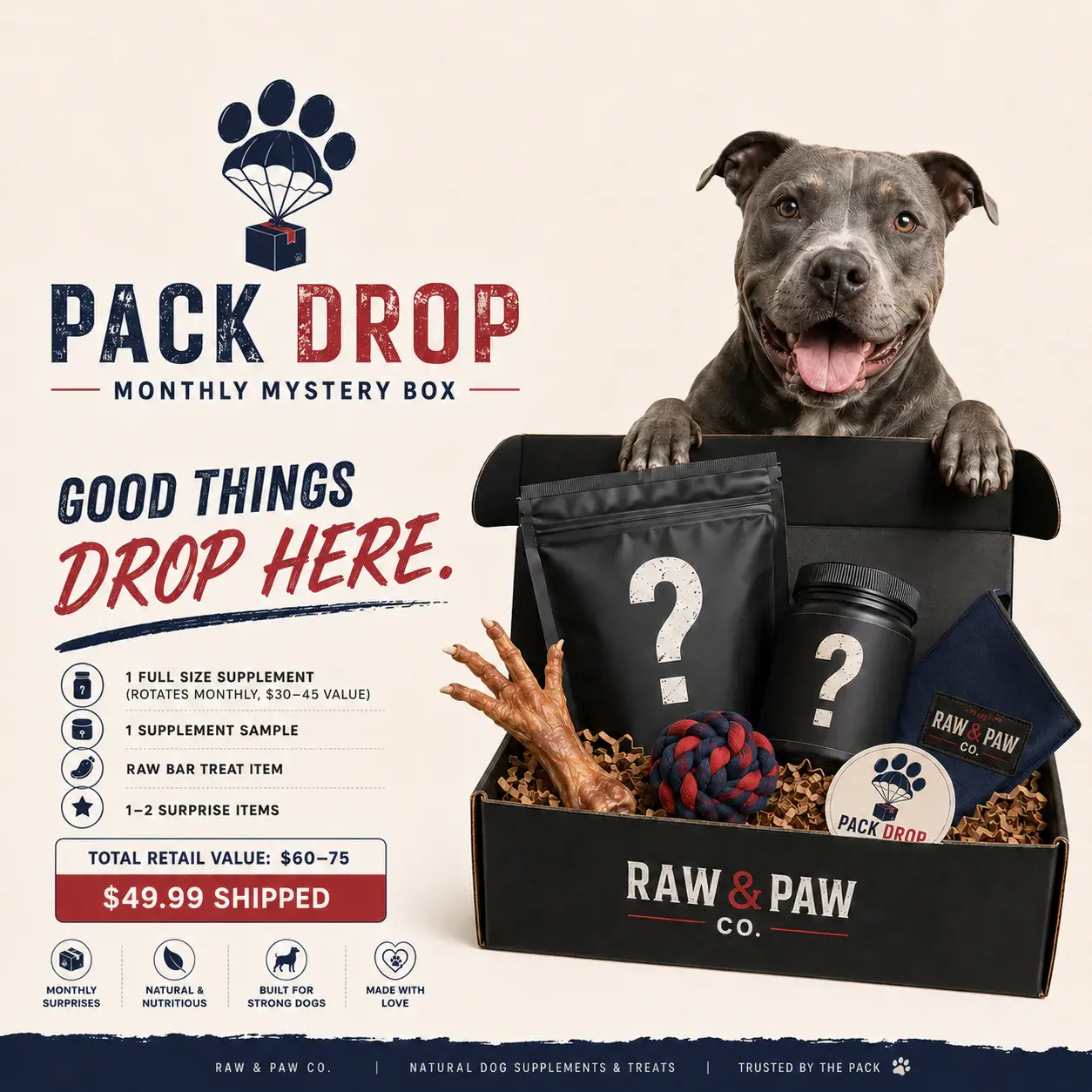 Paws & Deals Monthly Curated Box