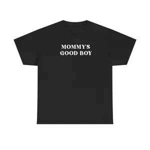MOMMY'S GOOD BOY Unisex Heavy Cotton Tee - funny shirts - so good - gift for men and women Casual