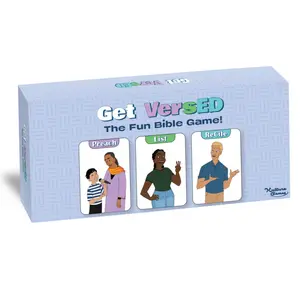 Get VersED by Kulture Games - The Bible Party Game (Preach, List, Recite) - Fun Christian Card Game for Adults, Teens, Family, Church Groups - Bible Trivia - Scripture Memory Game - Christian Gift