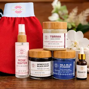 Moroccan Hammam Experience kit with Nila