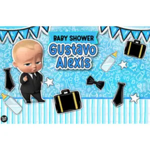 Personalized Party Banner Baby Boss