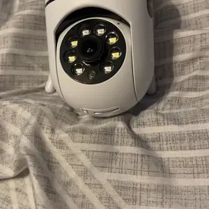 PBSEV Security Cameras for Home Protection, 4Pcs 1080P Panoramic Bluetooth/WiFi Indoor Camera with Motion Tracking, Automatic Color Night Vision, 2-Way Talk Surveillance Cam