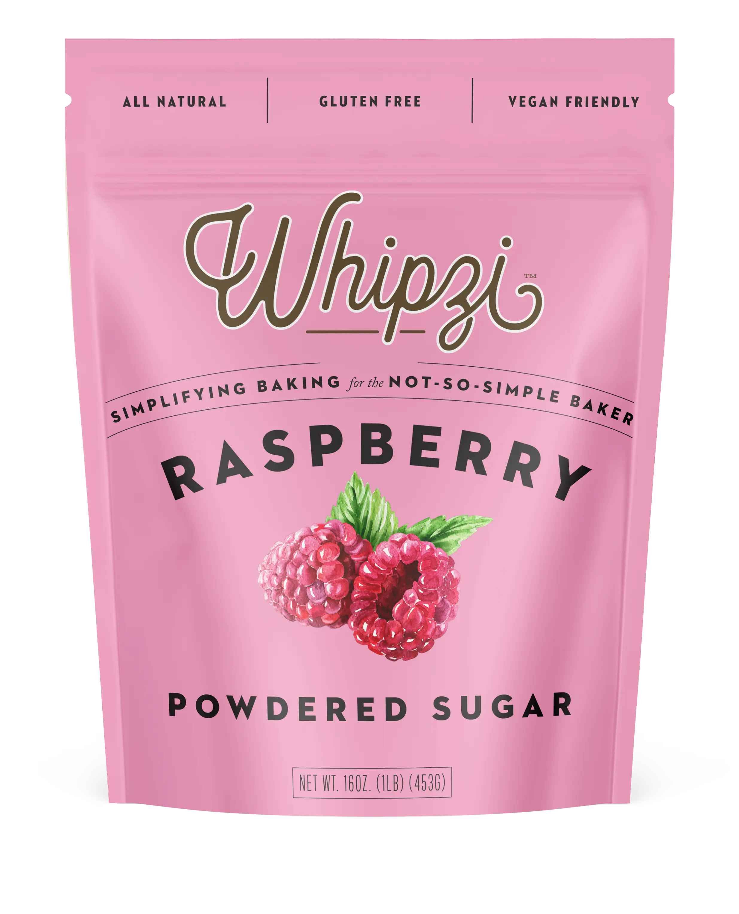 Whipzi® Raspberry Flavor Powdered Sugar - Limited  Edition