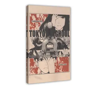 Anime Canvas Wall Art Tokyo Ghoul Wall Art Anime Poster Anime Wall Decor for Anime Lovers Anime Wall Art Tokyo Ghoul Poster Room Frame-Style