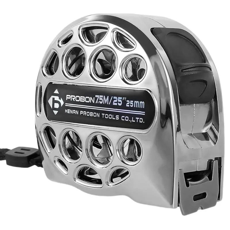 25FT Stainless Steel Measuring Tape, Double-Sided Scale Tape Measure, Portable Retractable Measure Ruler for Household Agricultural Industrial Woodwor