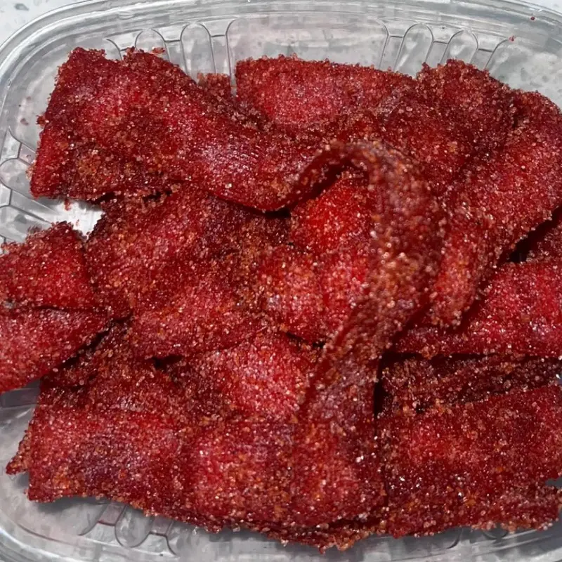 Spicy Strawberry Belts Snack 8oz or 16 oz