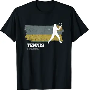 Tennis Rwanda Flag Team Tennis Player Tennis T-Shirt - Diegoort Shop 84B09L2STGR9