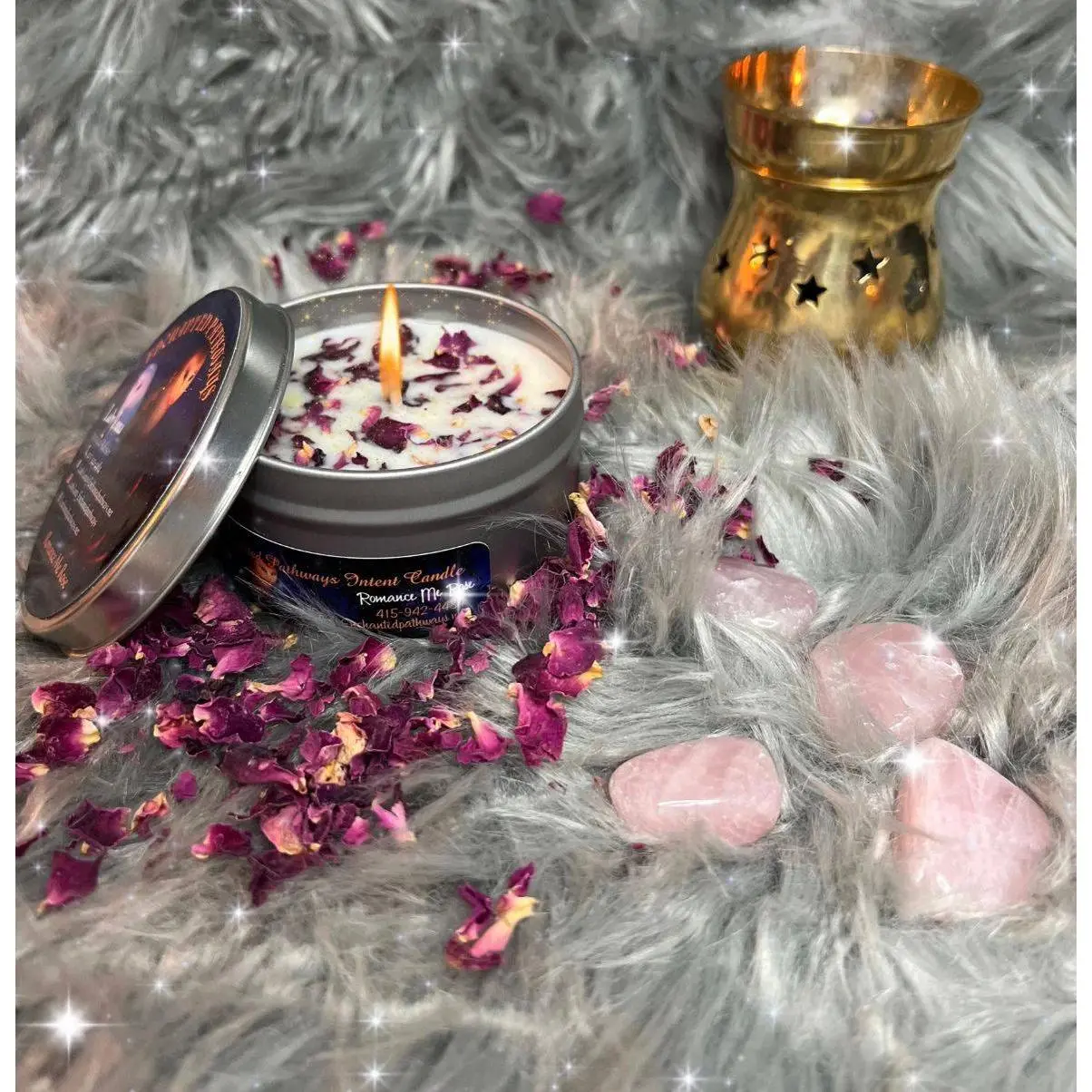Enchanted Romance Me Rose Candle