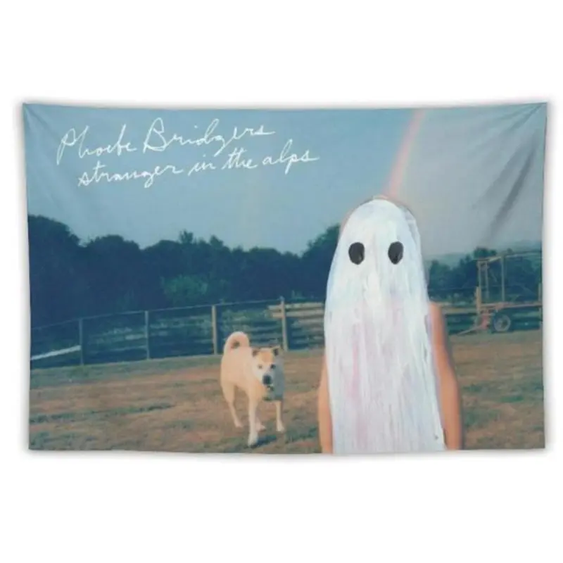 Phoebe Music Poster Bridgers Tapestry Album Cover Banner Posters Wall Art for Bedroom, College Dorm, and Home Decor - Decorative Hanging Poster Decoration Linen Cotton bedroom decor tapestry mens room decor