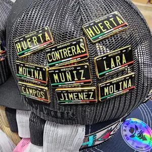 last name, surname pin for caps, apellidos pin, hat accessories, pins de apellidos para gorras