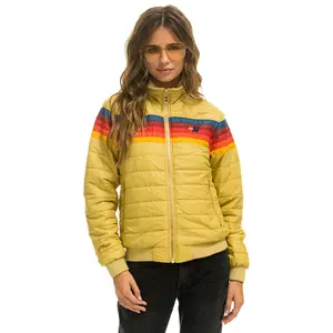5 STRIPE JACKET -  KHAKI