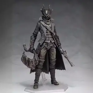 Bloodborne Game Figures Figma 367# Hunter Movable Game Anime Figures Models 15CM PVC Action Cool GIft