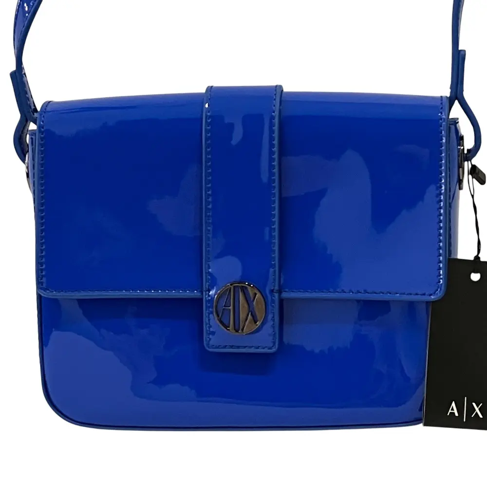 Pre-owned Giorgio Armani Resin / Acrylic Shoulder Bags Armani Exchange Enamel Shoulder Bag