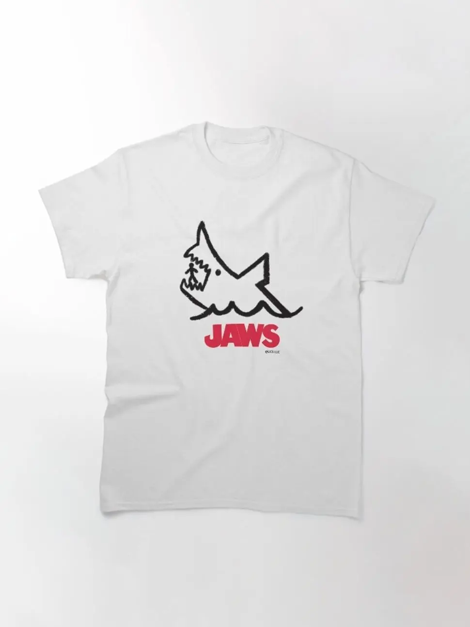 Jaws the movie vintage jaws drawing jaw vintage sharks  Classic T-Shirt DTJ