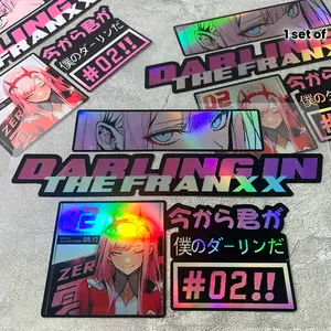 1 SET secondary anime girl national team 02 stickers Car Truck Decal car motorcycle body scratch cover fuel tank side panel rear bumper DIY cartoon waterproof durable decorative decals