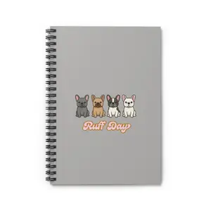 French Bulldog Notebook – 'Ruff Day' Dog Lover Journal