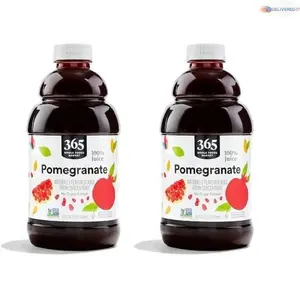 Pomegranate Juice 32 Fl Oz Pack of 2 100% Natural Flavor Healthy Beverage