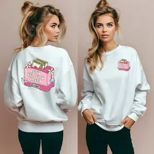 Let's Get this Bread DTF Graphic T-Shirt: Holiday Season, 100% Cotton, Oversized Relaxed Fit - Fabric