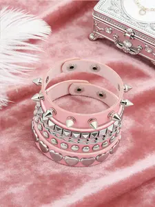 Punk Hip-Hop Style Rivet Bracelet Set for Women Men, Daily Festival Party Wear, Concert Carnival Accessory, Bold Studs, Stackable Bracelets, Stacking Bracelet, 3 Pieces