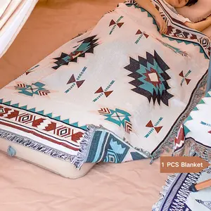 Boho Style Picnic Blanket, Thickened Picnic Mat, Outdoor Camping Mat, Picnic Tablecloth, Camping & Hiking Equipment