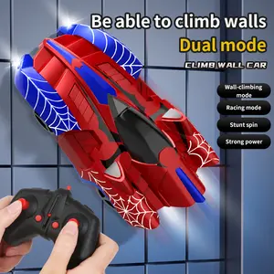 Cool Stunt Wall Climbing Electric Remote Control Car Amazing Glass Climbing Toy With Powerful 360 Degree Rotation For Boys Girls 6 12 Birthday Christmas Surprise Rc Stunt Cars Remote Controlled Car