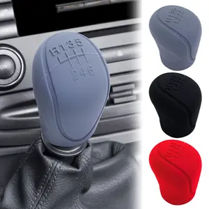 Silicone Car Shift Knob Cover 6 Gears Anti-Slip Design Silicone Shift Knob Collars Auto Shifter Knob Protector For Car Interior 2026 For your cars
