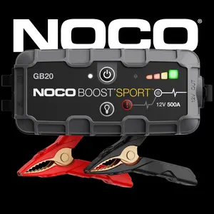 NOCO Boost Sport GB20 500A UltraSafe Jump Starter for 4.0L Gasoline Engines
