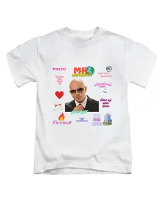 Text Montage Mr Worldwide Unisex T-Shirt Funny Pitbull Top Merch Tee