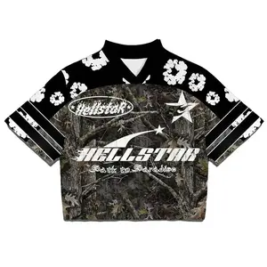 " Path to Paradise" Graphics Blokecore Blokette Jerseyfit V-neck