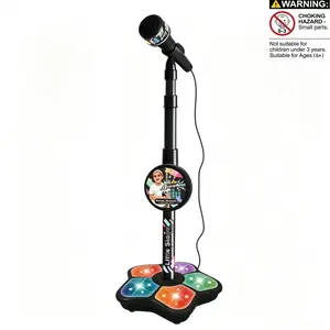 Three Singing Music Toys Karaoke Machine Adjustable Height, Foster Interests, Enhance Social Skills, Ideal for Family Gatherings, Perfect Gift