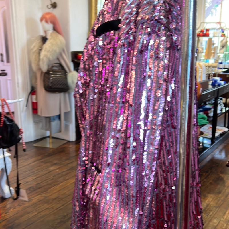 FREE PEOPLE Ella fully sequin duster coat