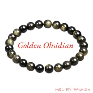 Natural Crystal Gemstons Bracelet