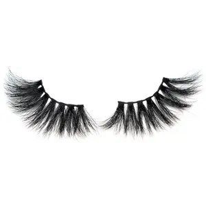 Sasha Faux Mink Eyelashes - Doll Eyes, wispy & voluminous, 100% Mink Hair, Reusable - Makeup