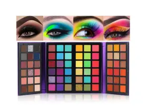Ultra Secret 72 Colors Eyeshadow Palette 4 in 1 Matte Shimmer Glitter Nude Natural All In One Makeup Blendable Pigmented Eye Shadow Pallet Gift Kit