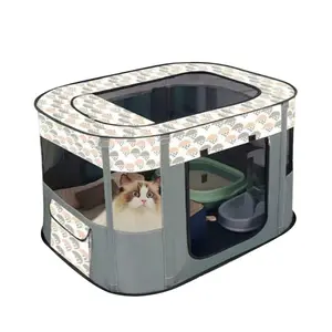 Foldable Pet House, Breathable Pet Bed, Enclosed Large Space Tent, Durable Oxford Fabric, Easy Storage, Ideal for Pets