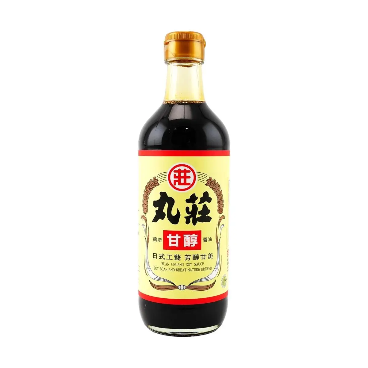 WAN CHUANG Taiwan Brewed Soy Sauce - Authentic Sheng Chou, 450ml Bottle, Premium Cooking & Dipping Sauce