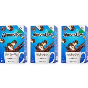 Hershey's Almond Joy Cocoa Mix Hot Chocolate 1.25 oz Packets Gluten Free Real Milk 24 Count Tropical Paradise Flavor
