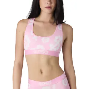 PSD Women's Cloud Drops Racerback Sports Bra - Comfortable, Breathable, Ultra-light Fabric