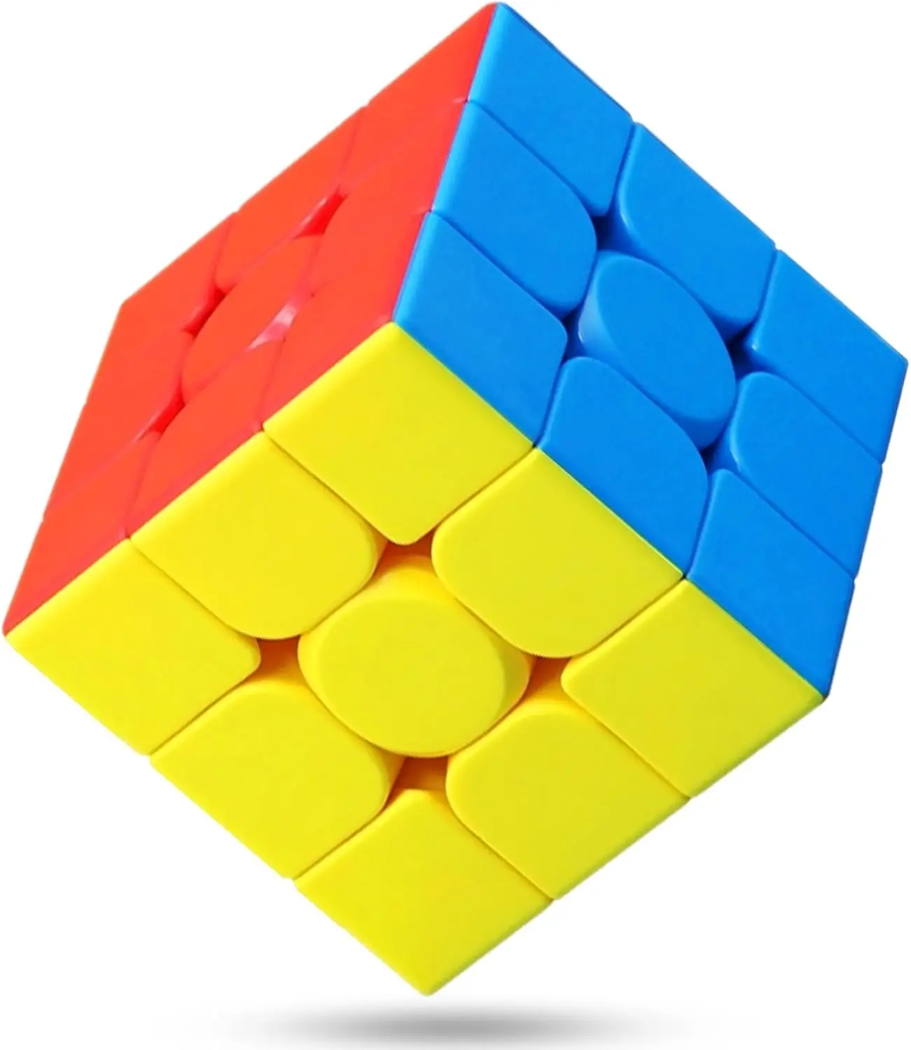 Moyu Meilong 3C Stickerless 3x3x3 Speed Cube - Fast Smooth Turning, Vivid Colors, Cube Shape, Unisex Brain Teaser Puzzle, 12+ Years Manual Learning Tool, Birthday Gift, Travel Game