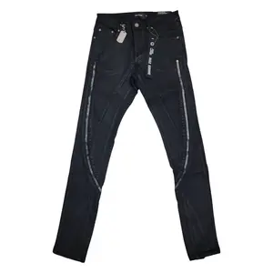 MAX KROME MEN'S SKINNY WAXED JEANS (TURN INTO STACKED JEANS)