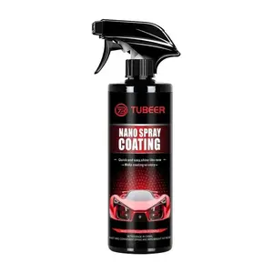 Car Coating Agent, Paint Surface Crystal Coating, Nano Coating Liquid, Crystal Car Wax, Glossy Finish, Water Repellent, 500ML