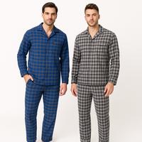 Grey Plaid - Navy Plaid