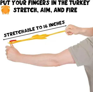 Finger Slingshot Chicken Stress Relief Toy Ideal for holiday events and gift-giving Creative fun relaxation gadget Perfect for ice-breaking, group activities and community events