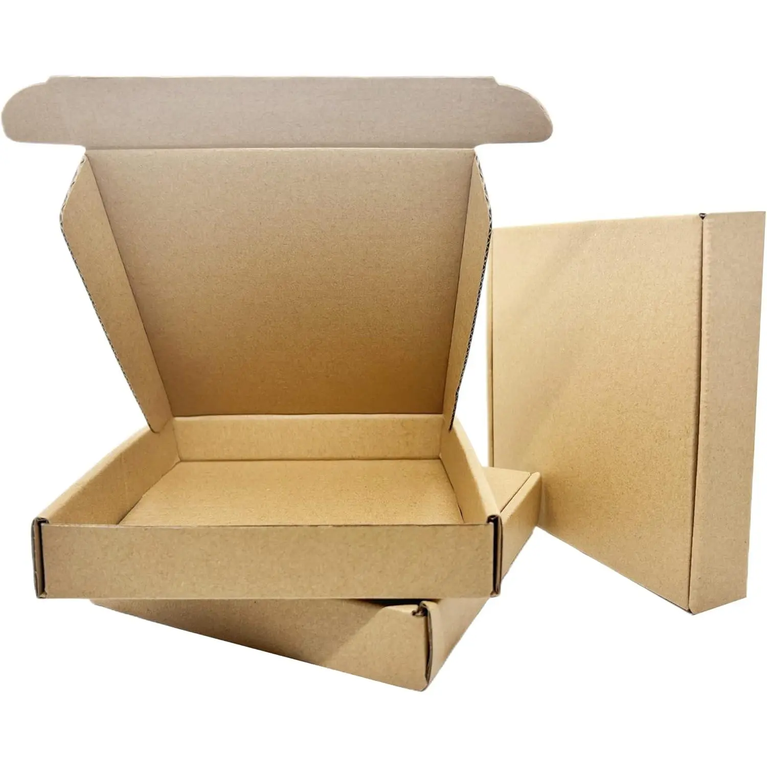 6 x 6 x 1 Inches Small Shipping Boxes 50 Pack Corrugated Cardboard Packaging Business Moving Mailing Box