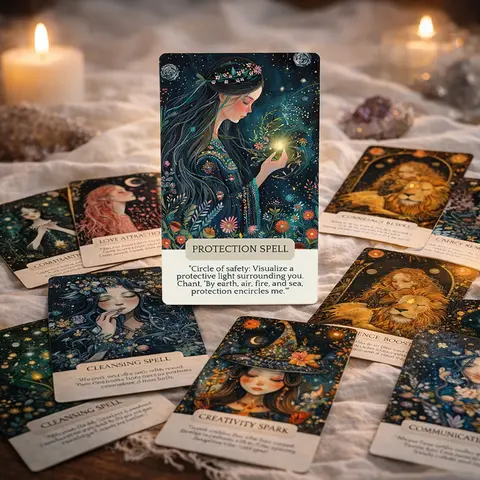 Mystic Goddess Oracle Tarot Cards Travel-Size Deck - BPA-Free Spiritual Art Card Game (5.24×3.27×1.1 in, 6.35 oz) for Beginners, Meditation, Daily Guidance, Portable Journaling Wisdom, Meaningful Gift
