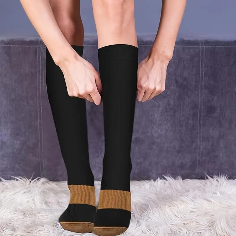 10PairsofCopperCompressionSocksforWomenandMen,PromoteBloodCirculation(Black)-SuitableforDailyUse,Travel,Running,Climbing,andSports 10PairsofCopperCompressionSocksforWomenandMen,PromoteBloodCirculation(Black)-SuitableforDailyUse,Travel,Running,Climbing,andSports