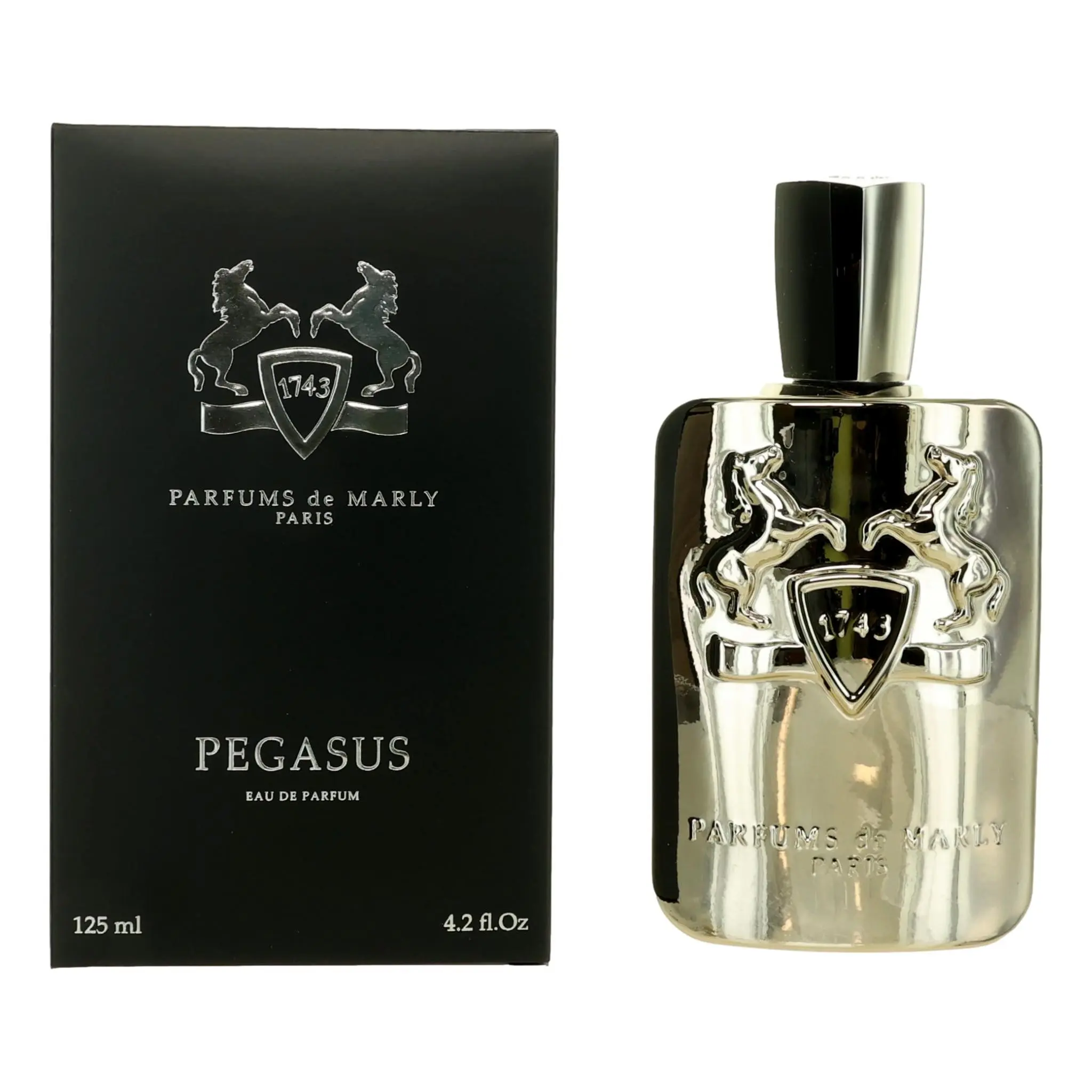 Pegasus Eau de Parfum Spray for Men - Oriental Fougere Fragrance with Notes of Bitter Almond, Amber, and Lavender - 4.2 oz, Jasmine, Oriental Composition