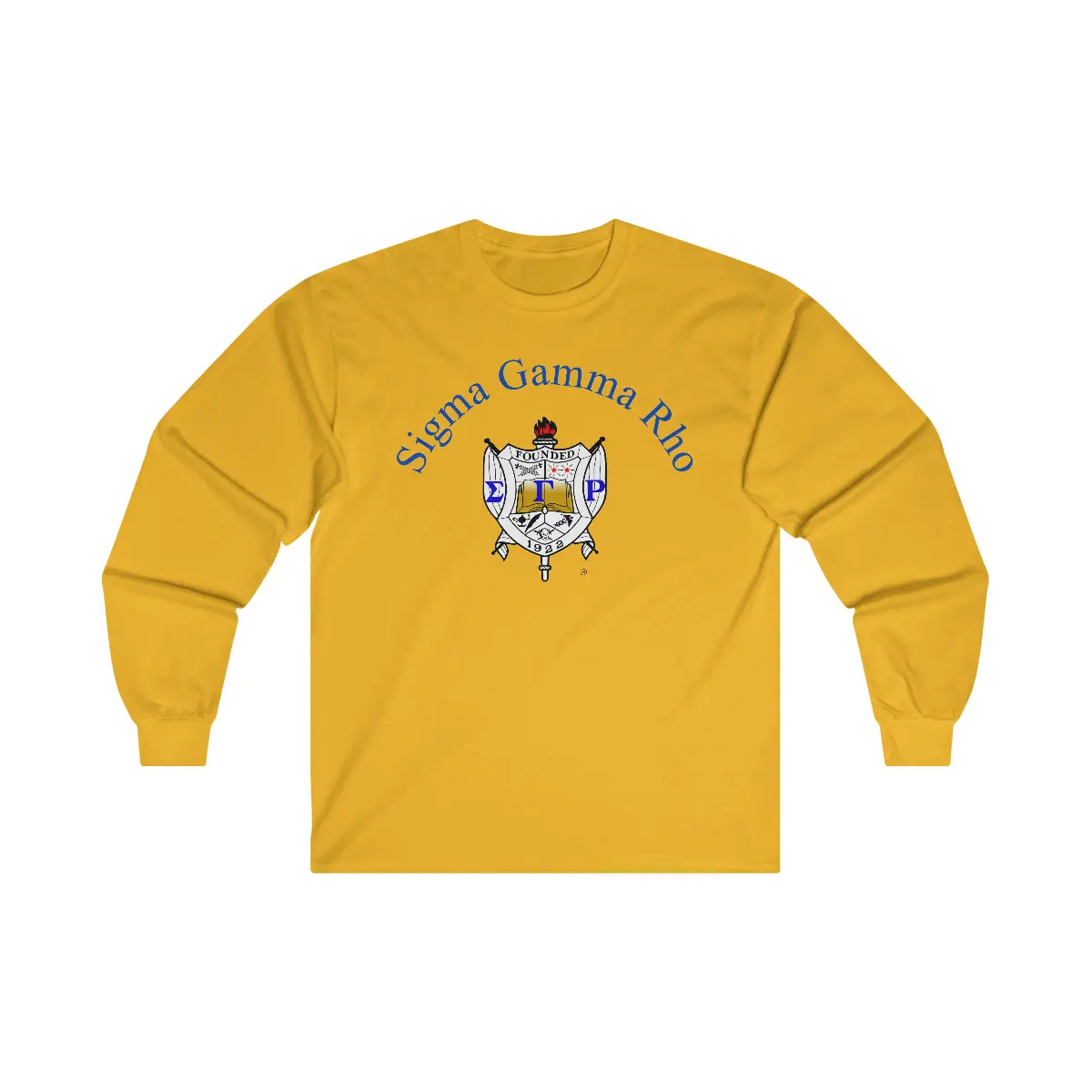 Sigma Gamma Rho sorority World Famous Crest - Shield Long Sleeve T-Shirt