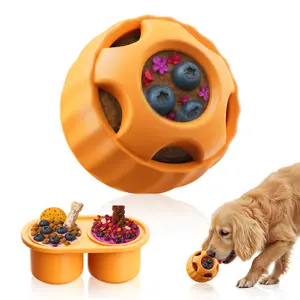 Interactive Dog Toys for Boredom - Dog Treat Molds Silicone Healthy Treats for Dogs Enrichment Toy for Frozen in Summer - for Large Small medium Pups Interactive Chew